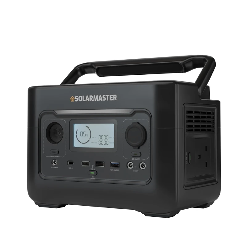 Solar Master GEN-300 Scout Portable Power Station - Provides 300W of Continuous Output - Energy Solution for Laptops, EVs and Smartphones - Off-Grid Power for Everyday Usage & Emergency Backups