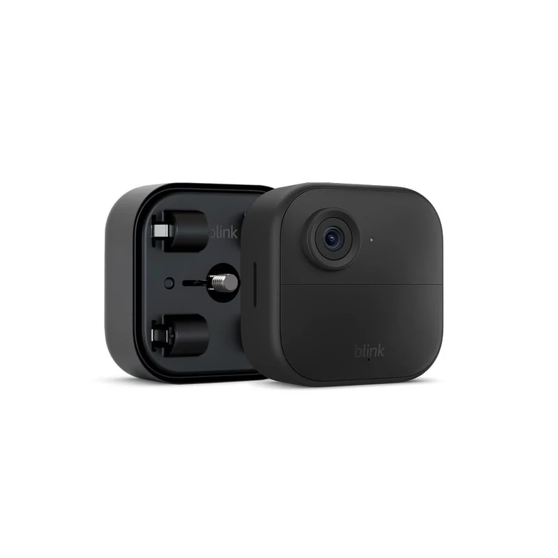 Blink camera (Outdoor 4) + Battery Extension Pack | Wireless HD smart security camera, four-year battery life, enhanced motion detection, works with Alexa | Add-on camera only | IP65