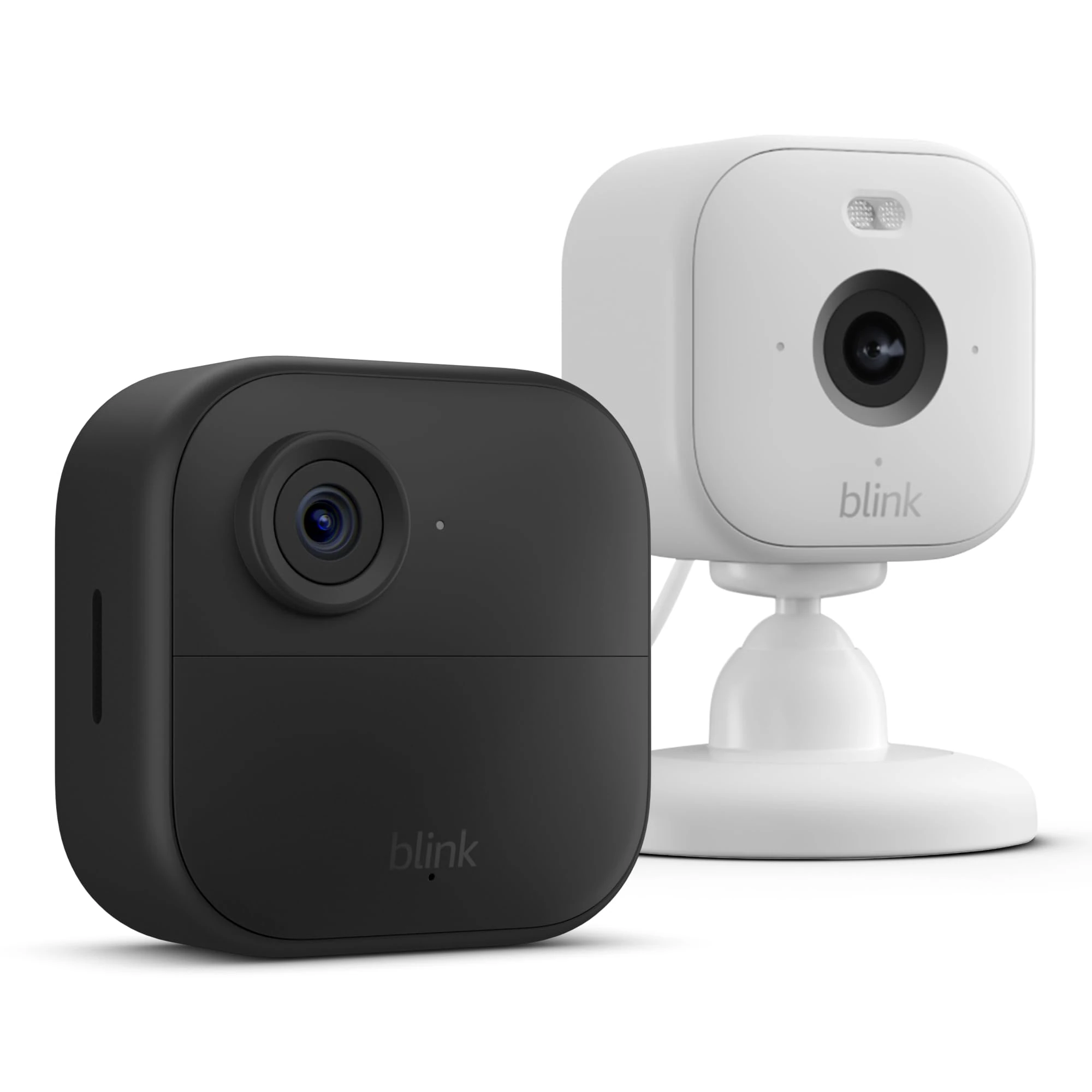 New Blink camera (Outdoor 4) + Blink Mini 2 White | Newest model | Wireless HD smart security camera, two-year battery life, enhanced motion detection, works with Alexa | 1-Camera System