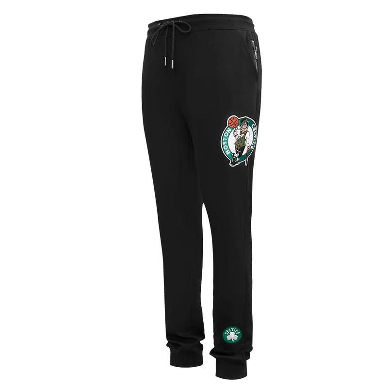 Pro Standard Mens NBA Boston Celtics Classic Chenille Jogger Black XL - Image 1