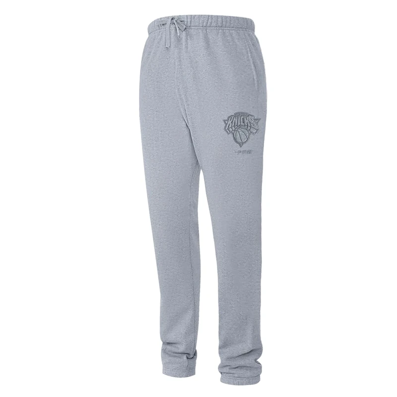 Pro Standard Mens NBA New York Knicks Neutral Sweatpant Dark Heather Gray XL
