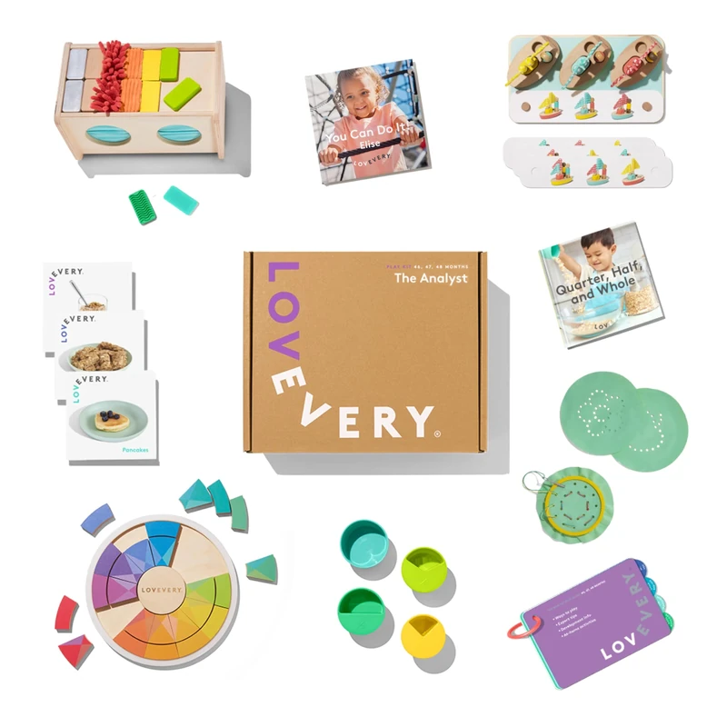 Lovevery, The Analyst Play Kit + Bonus Book ('You Can Do It'), Best Gift, 46-47-48+ Months - Image 1