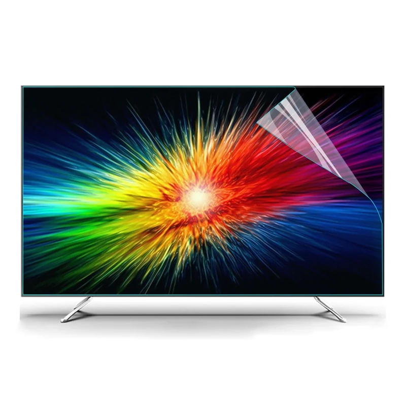 JQZWXX 50-75inch TV Screen Protectors Blue Light Blocking TV Display Protectors, TV Screen Glare Film Blue Light Stopper, Protects Your Eyes,50in1095x616mm