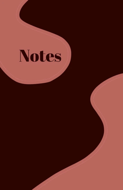 Dark Red Abstract Note Book