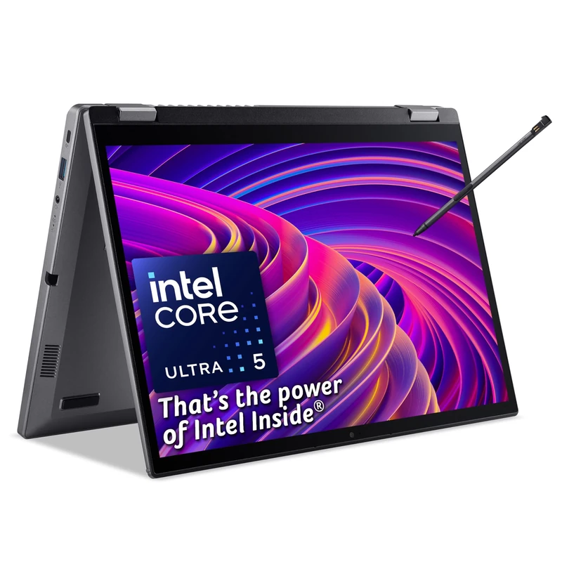 acer Aspire Spin 14 ASP14-52MTN Convertible Laptop - Intel Core Ultra 5 115U, 16GB, 512GB SSD, Integrated Graphics, 14" WUXGA Touchscreen, Windows 11, Iron
