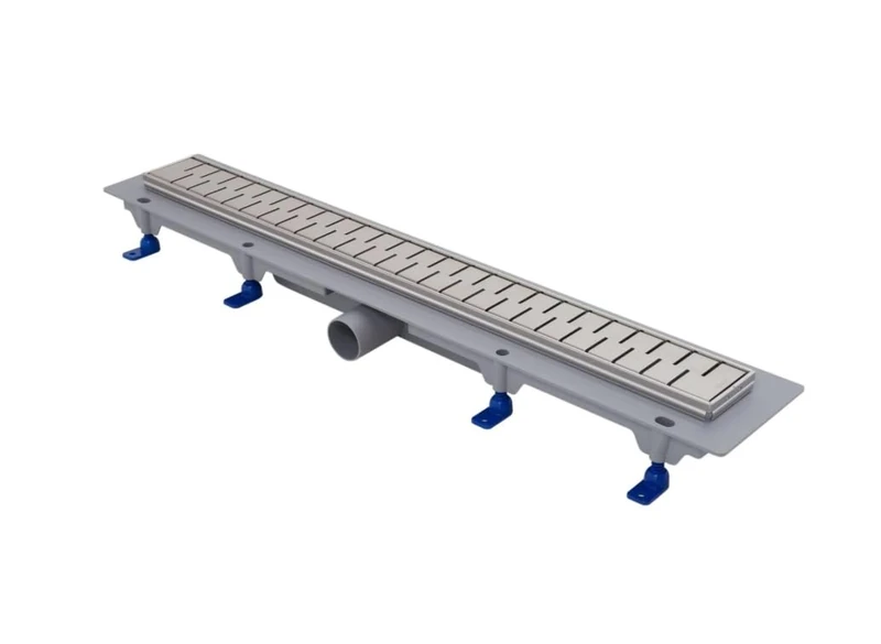 SCHWAB Energy Stainless Steel Frame - 650mm Pitch 40mm Drain Height 65mm (Adjustable 65-87mm) 15mm Frame 35-38L/min Flow (EN 1253-2) K3 Load Capacity (300kg) Black - Image 1