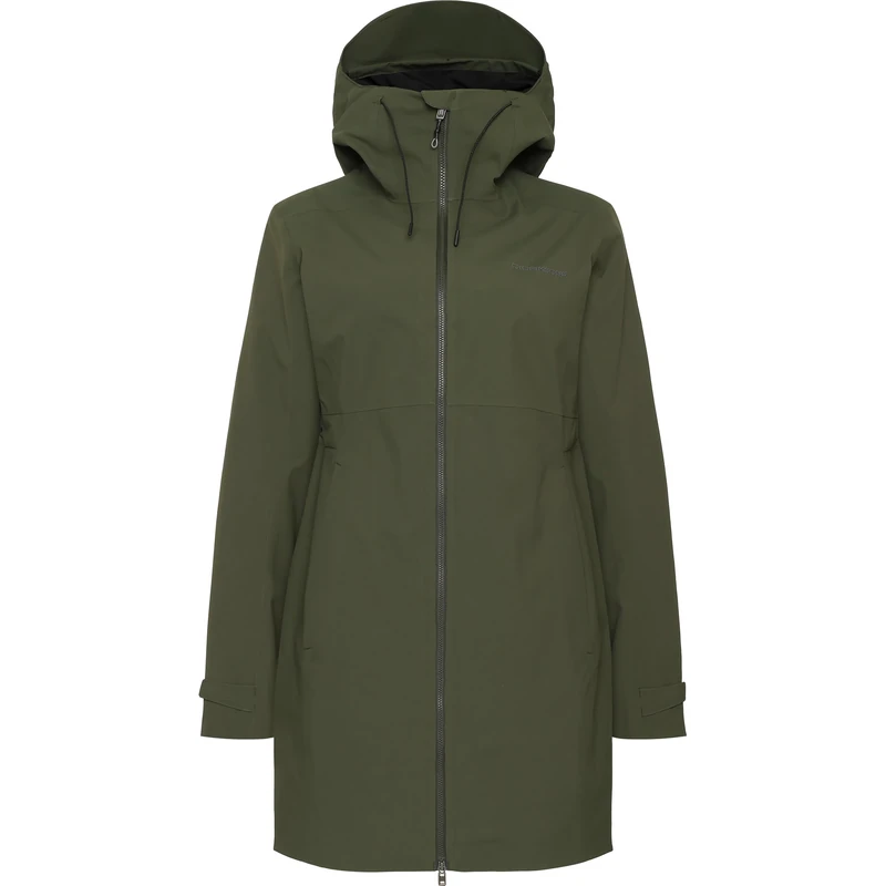 Didriksons Women's Bea Parka 6 Jacket, Deep Green, 36