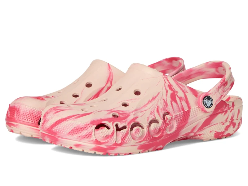 Crocs Via Marbled Clog Pink/Multi Size 8 UK Men/ 9 UK Women
