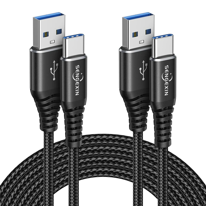 USB C Cable 2M 2Pack Fast Charge,USB A to USB C Type C Charger Fast Charging Lead for Samsung Galaxy S24 S23 S22 S21 S20 FE Ultra S10 S9 S8,A14 A53 A50 A70 A54,Google Pixel 8 7 6,Huawei,Xiaomi,Switch