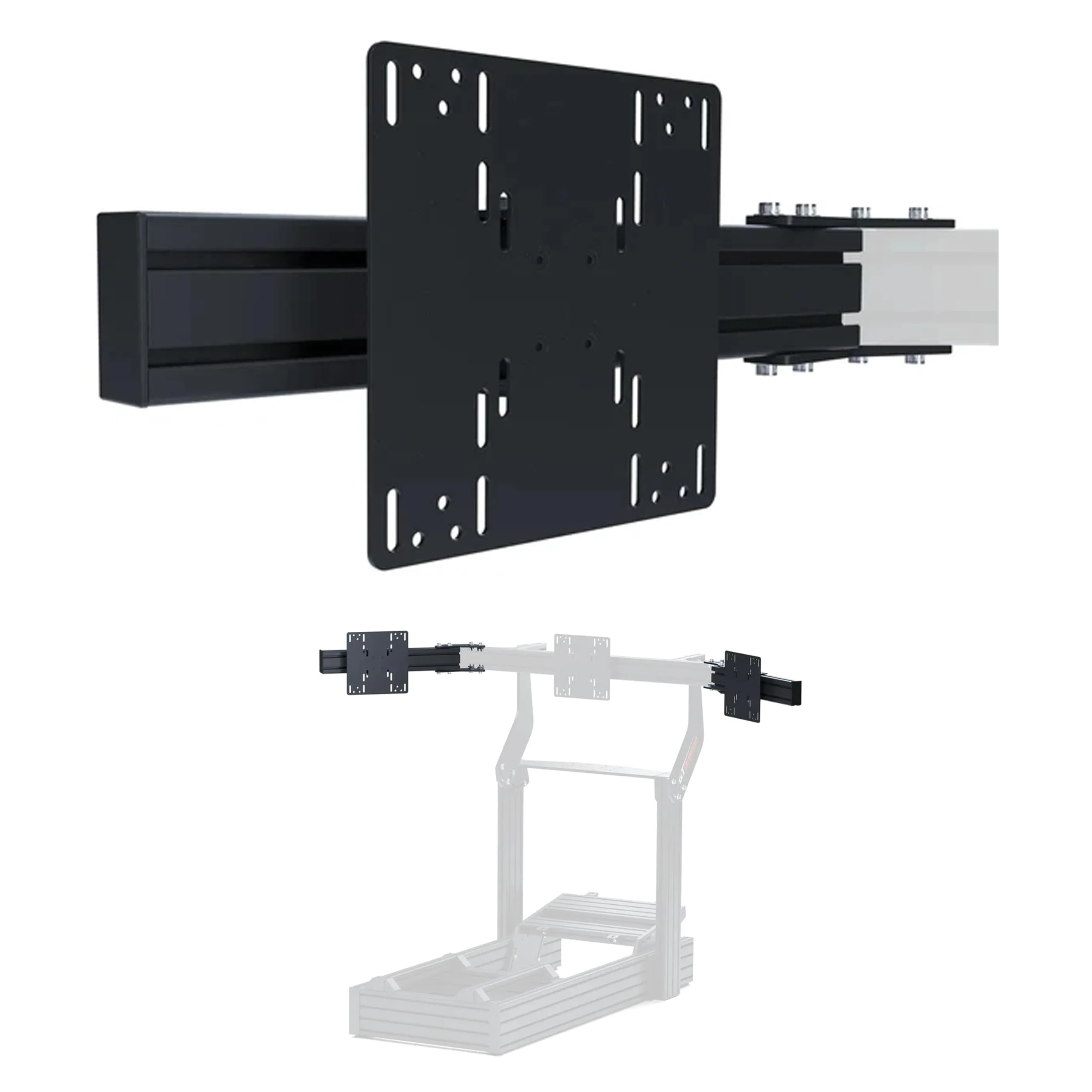 GT Omega PRIME Triple Upgrade Kit - Suitable for Simulator Monitor Stand or Integrated Monitor Mount, Helps Enhance Sim Racing Experience