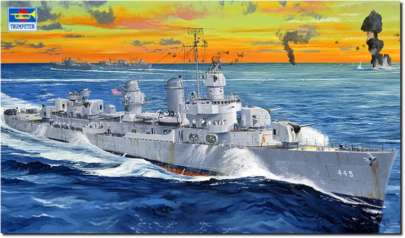 Trumpeter 1:200 - USS Fletcher DD-445