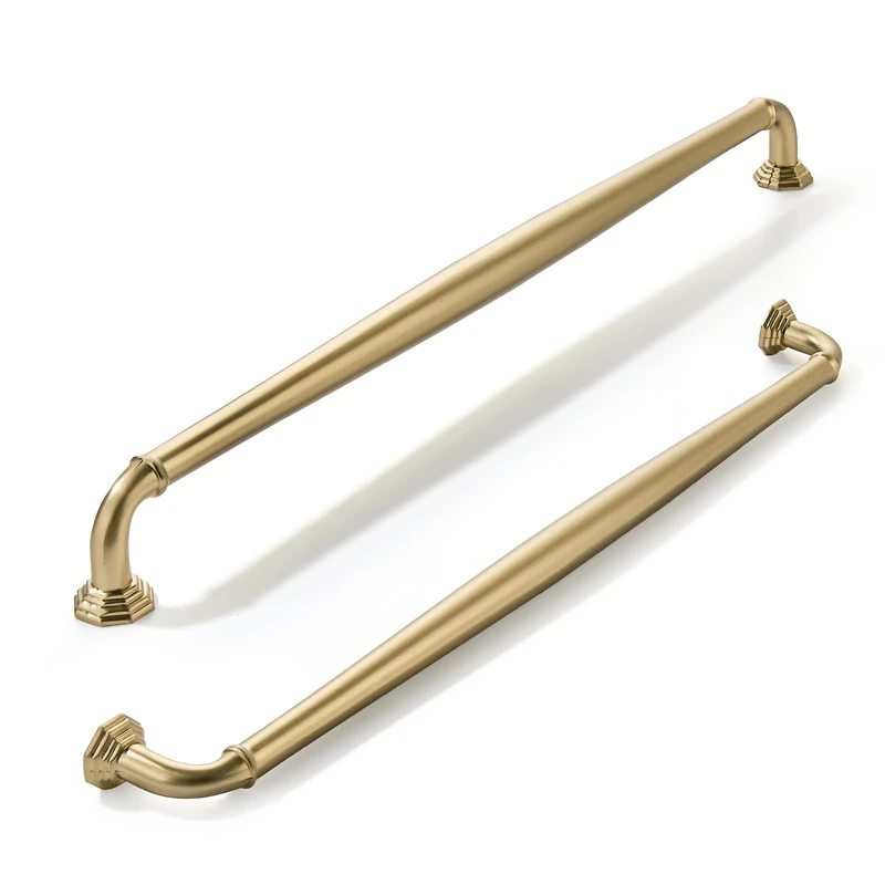 khtumeware 1 Pack Appliance Handle Pull 18 Inch(457mm) Champagne Bronze Heavy Duty Solid Cabinet Handles Cabinet Pulls Heavy Duty Solid Cabinet Hardware for Cupboard Drawer Pulls Dresser Handle