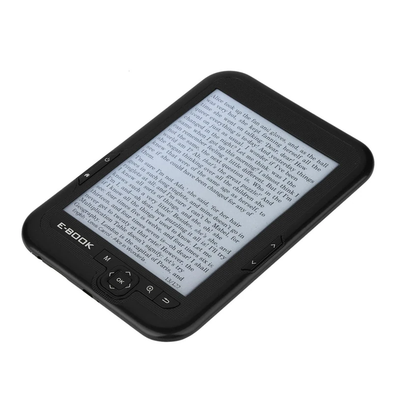 E BOOK Reader 6 Inch E Ink Reader 16GB Ereader 600 X 800 Resolution Display 300DPI 29 Language Support Lightweight for Reading Anytime and Anywhere (8G)