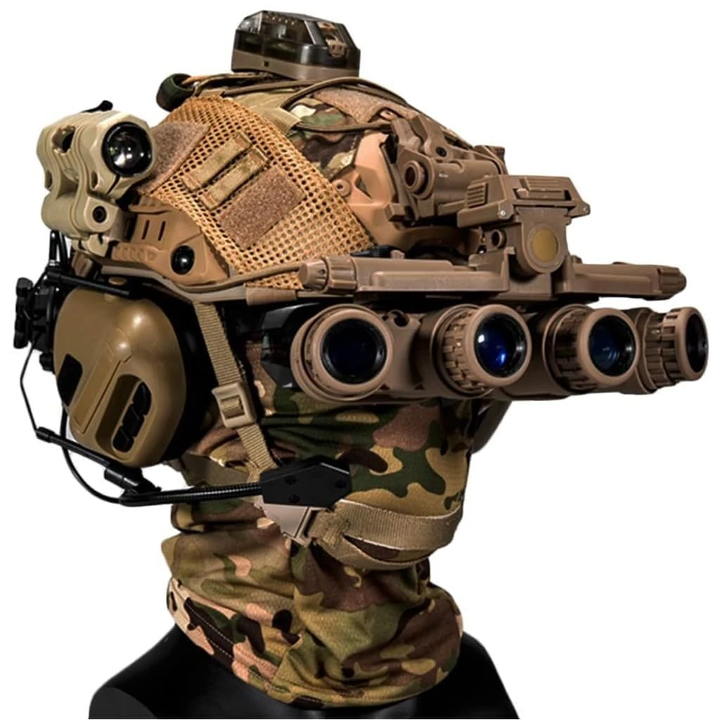 PBTMCD Airsoft Fast Helmet Set, Adjustable Full Face Tactical Helmet, For Outdoor Paintball Hunting CS Game Accessories(D,M(55-57cm))