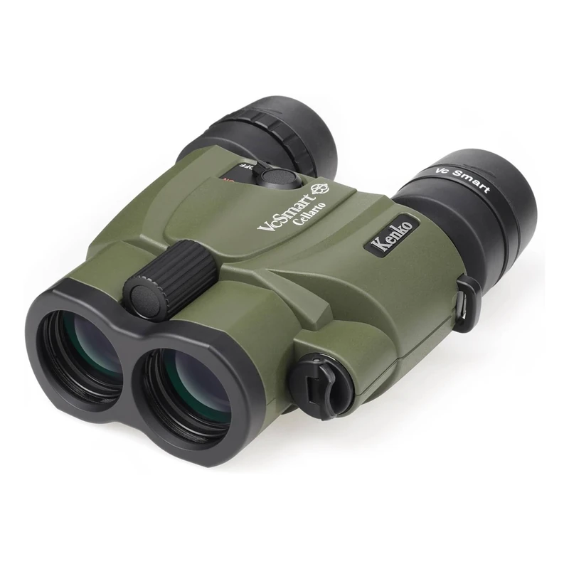 Kenko Image Stabilization Binoculars Vc Smart Cellarto 10x30 WP, Roof Prism, Waterproof IPX7, Continuous Use 28 hours, for Outdoor, Bird Watching, and Star Gazing, 097922