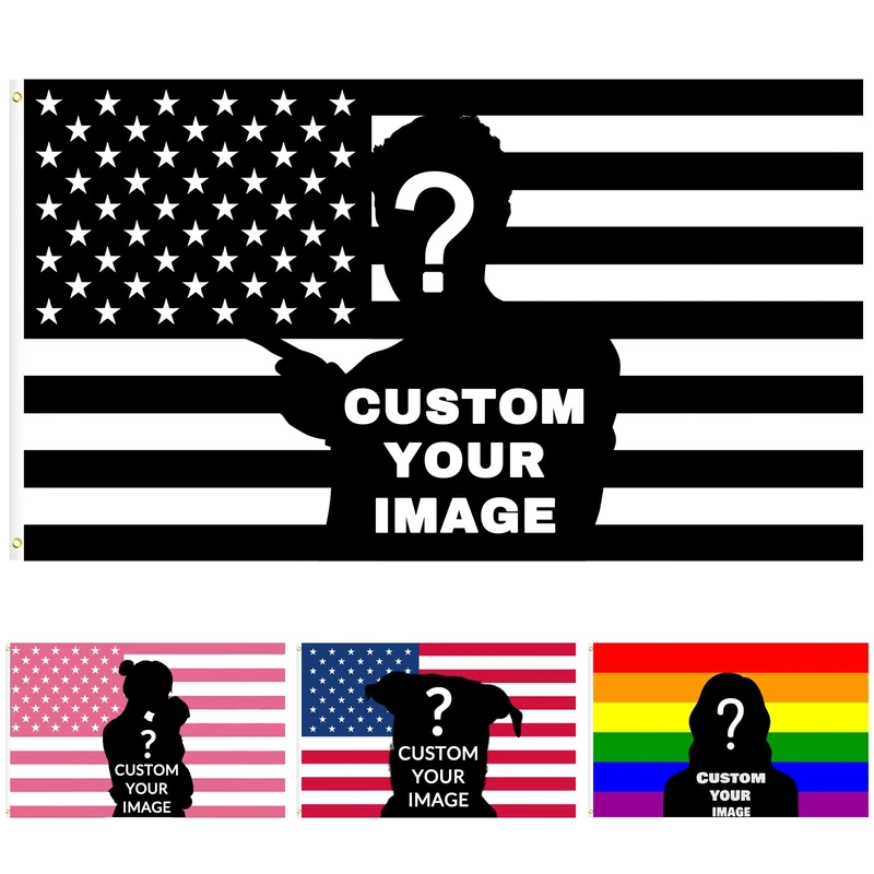 SJZUISL Custom Flags - Design Your Image Custom Flags for Birthday Holidays Christmas Living Rooms Indoor and Outdoor