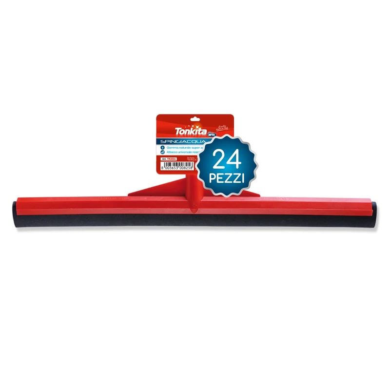 TONKITA | 24 x Small Floor Squeegees 33 cm with Rubber Profile Ideal for Balconies, Patios and Toilets - 24 Pieces