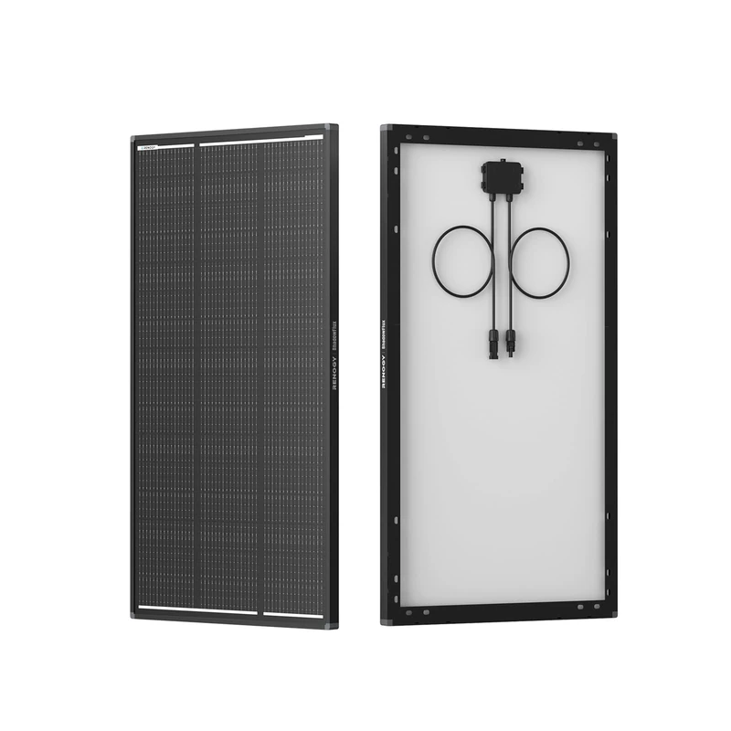 Renogy 120W ShadowFlux Anti-Shading N-Type Solar Panel, 12V 120 Watt Solar Panel 25% High-Efficiency, PV Module Power Charger for RV Marine Rooftop Farm Battery and Other Off-Grid Applications