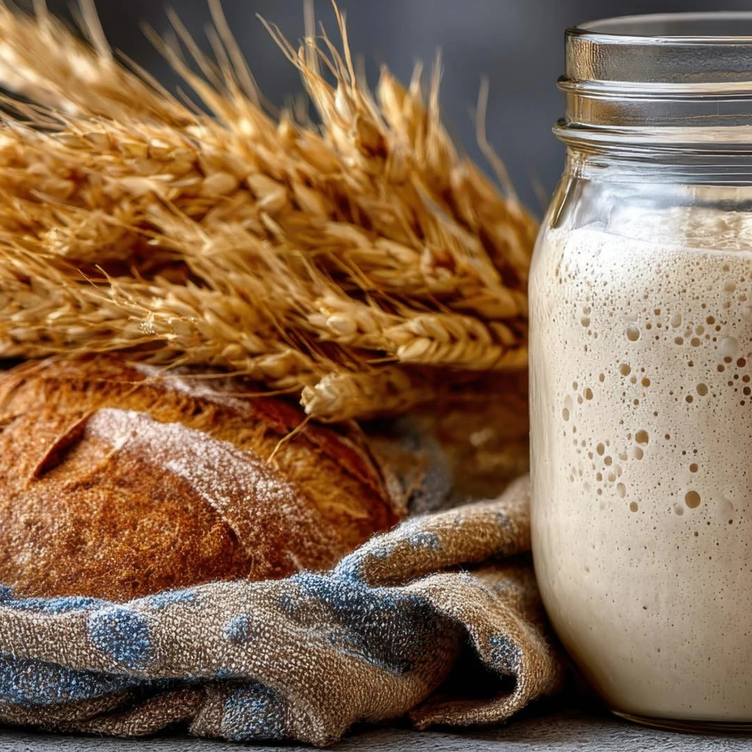 Organic White Sourdough Starter – Live Culture for Artisan Bread Baking – Mild & Creamy Flavour – Easy to Use – Reusable & Long-Lasting