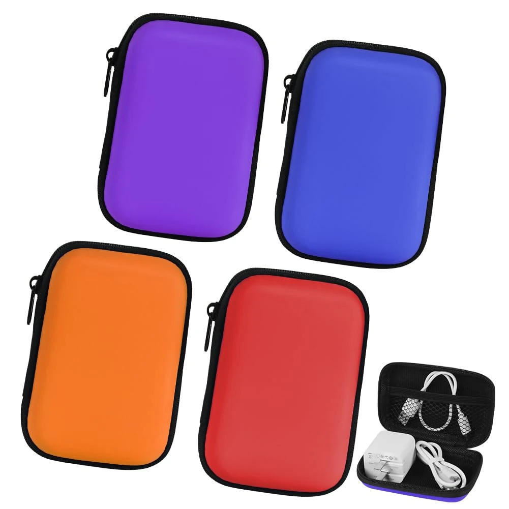 Aolso 4Pcs Playing Card Box for UNO Storage,Waterproof Portable Card Holder for UNO Travel Camping Outdoor Gaming(Orange Red Blue Purple)