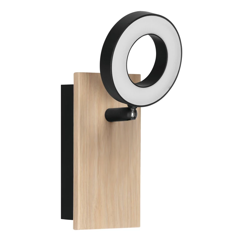 Eglo LED Indoor wall Light Rielves, Mounted Lamp with Adjustable Spot