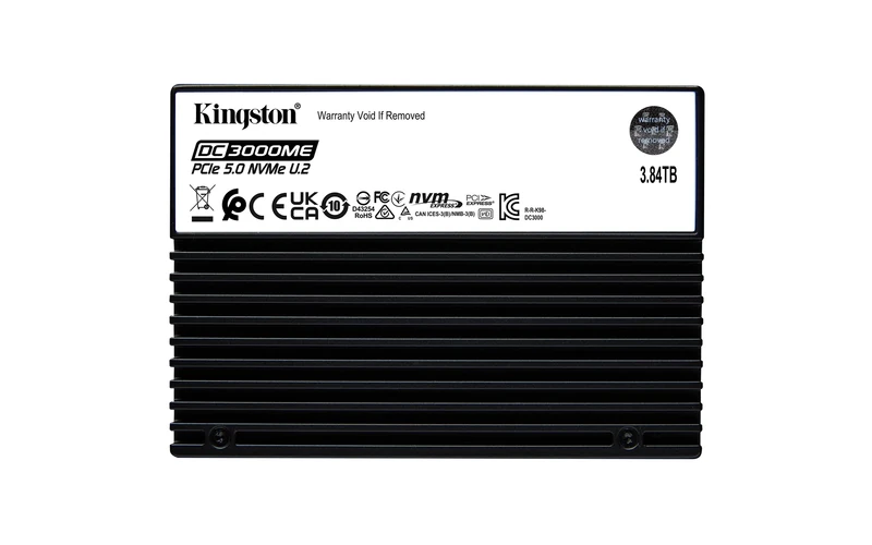 Kingston 3.84TB DC3000ME U.2 PCIe 5.0 NVMe TCG Opal Enterprise Gen5 SSD-SEDC3000ME/3T8