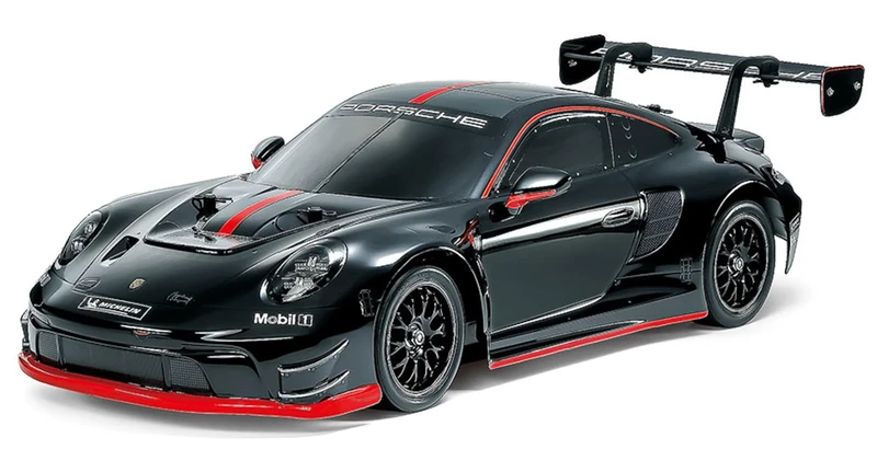 TAMIYA 58745 1:10 RC Porsche 911 GT3 R (992) Remote Control Car, Vehicle, Model Building, Assembly, Hobby, RC Kit, Unpainted