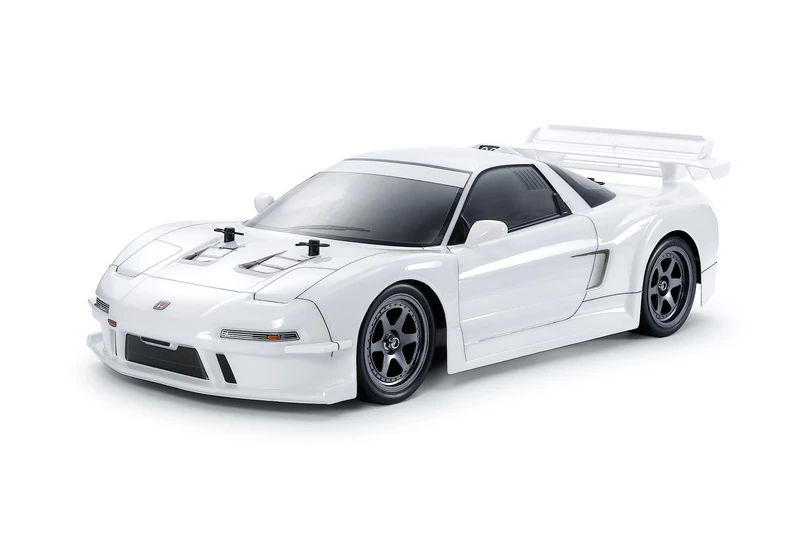 Tamiya 47506 1:10 RC Honda NSX Racing TT-02 White Painted Remote Control Car, Vehicle, Model Building, Assembly, Hobby, RC Kit, Pre-Painted