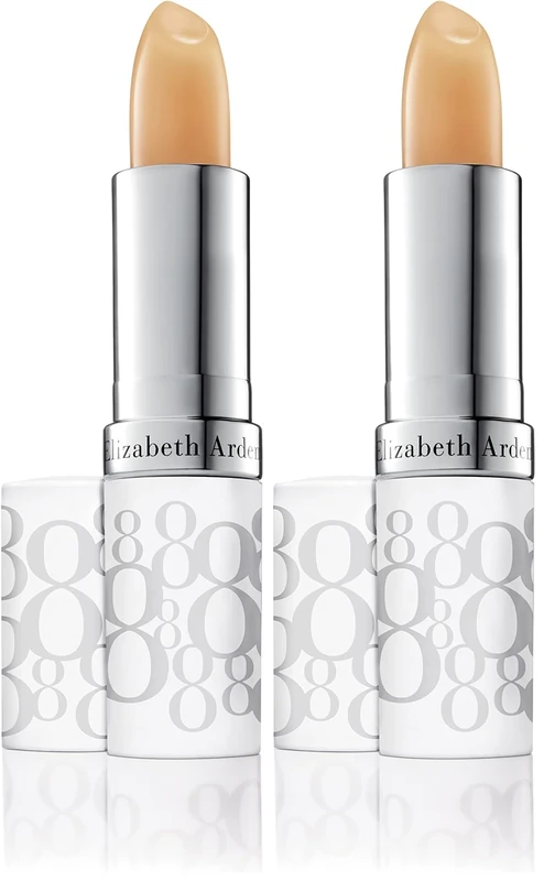 Elizabeth Arden Eight Hour Cream Lip Protectant Lip Balm Stick SPF15, 3.7g, for Nourished, Hydrated, Smooth Lips, Travel-Friendly, Unisex (Pack of 2)