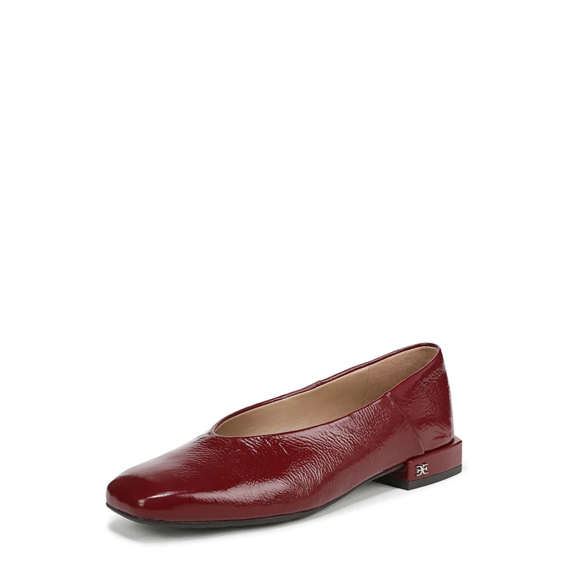 Sam Edelman Womens Kasey Ballet Flat Pumps Red UK 8 Medium Fit