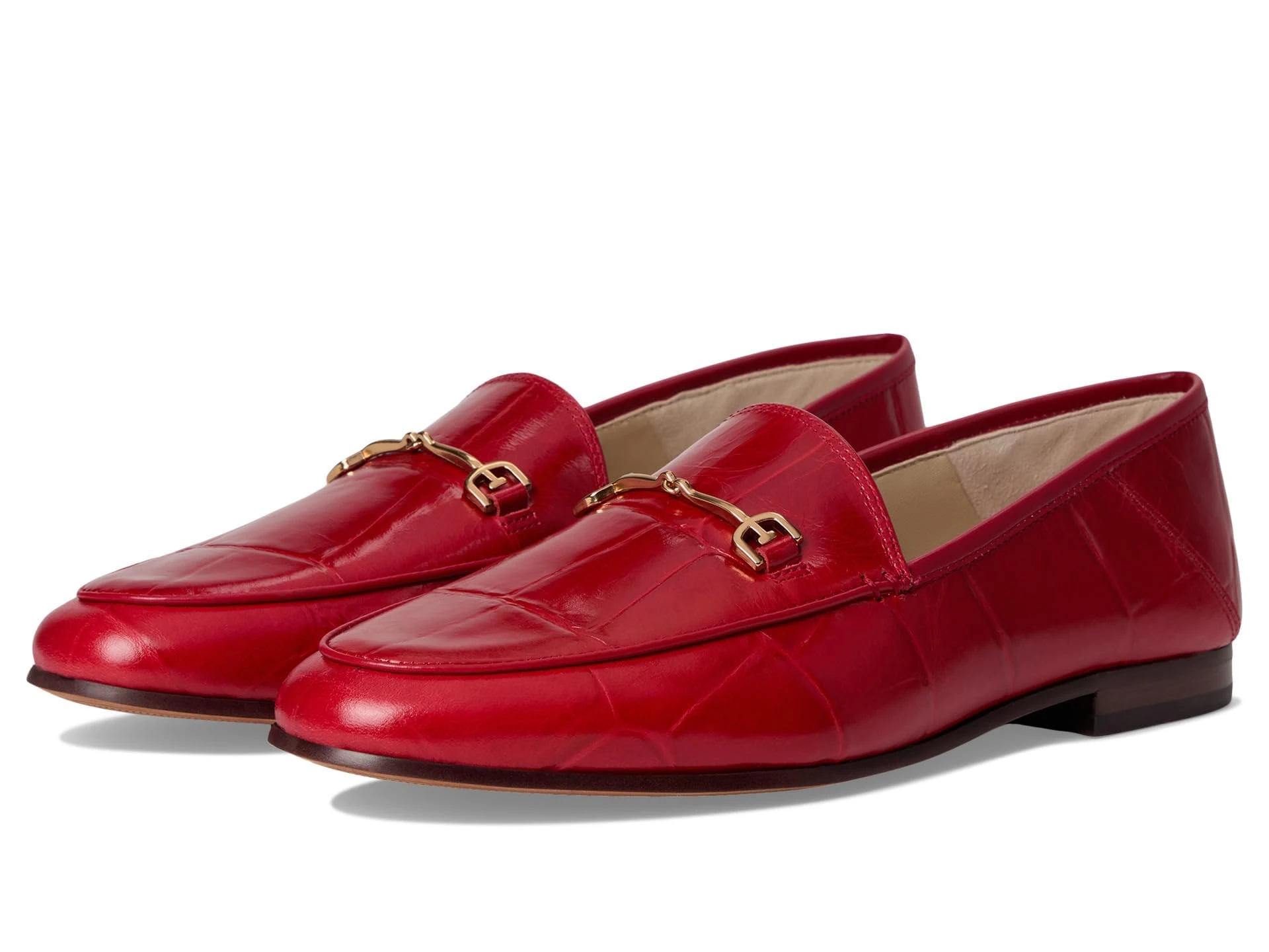 Sam Edelman Women's Loraine Loafer, Deep Scarlet, 12