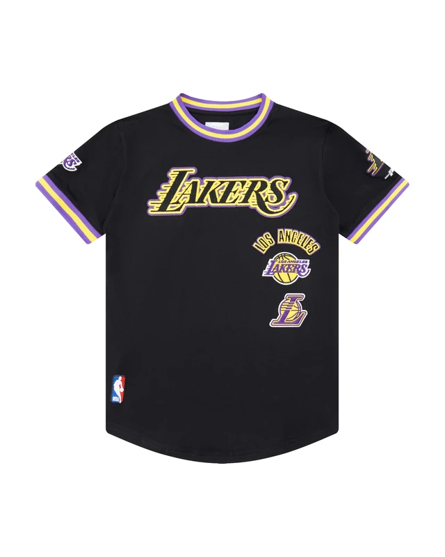 Pro Standard Big Boys NBA Los Angeles Lakers Retro Classics Taping Tee Black/Purple L