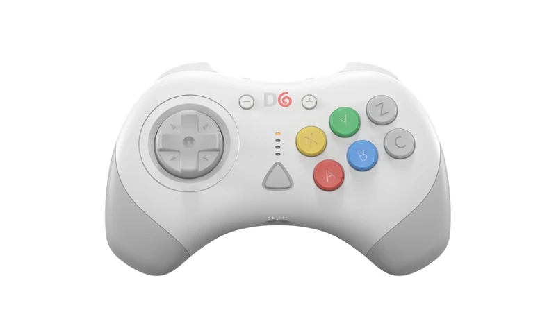 Retro Fighters D6 Dreamcast Wireless Controller for Switch/PC/Dreamcast, White