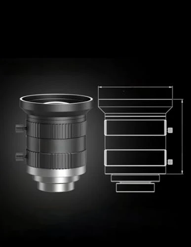 5MP Industrial Lens Fixed 6mm Focal Length C Mount