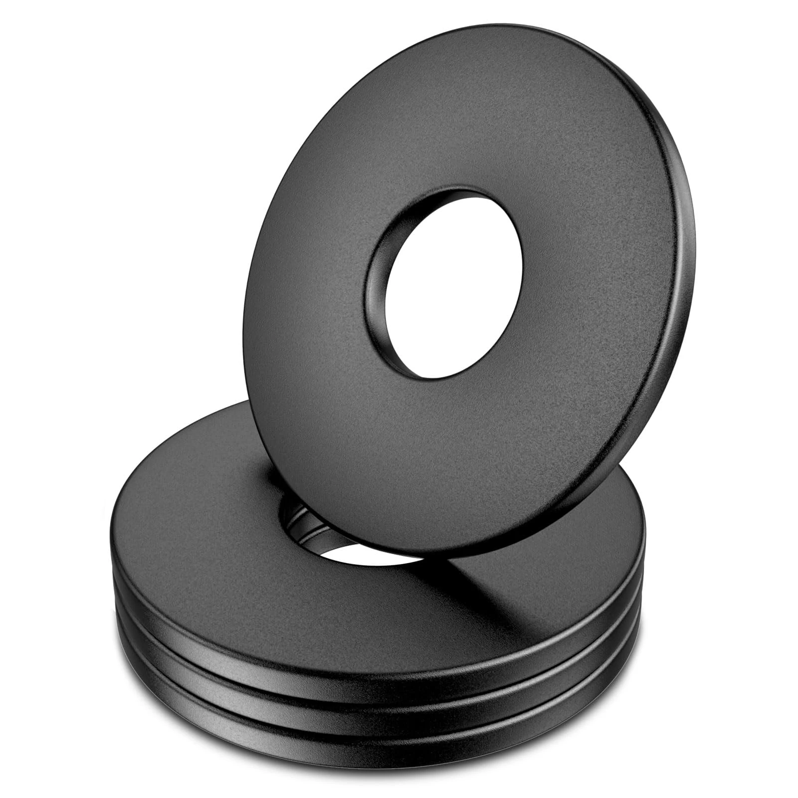 M5 Washers Black 30PCS, HOLMOL 304 Stainless Steel M5 x 15mm Penny Washer for Screws, Flat Washers for Screws, Metal Washer for Screws and Bolts