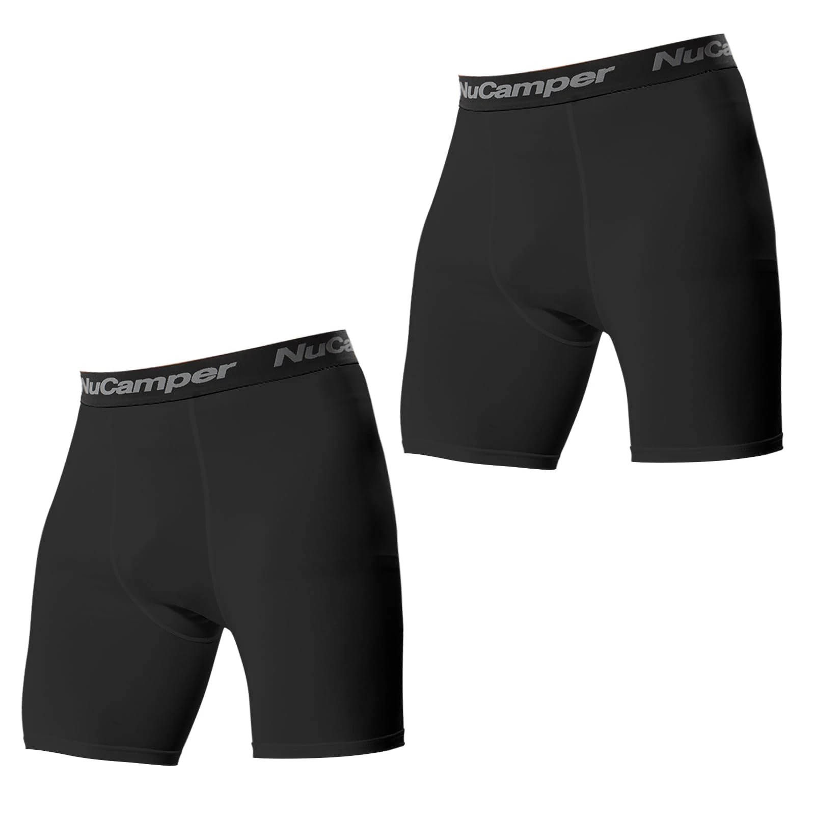 NuCamper Mens Compression Shorts,Sports Short Base Layer Quick Dry Tight Undershorts for Running, Cycling, Football, Training, Basketball
