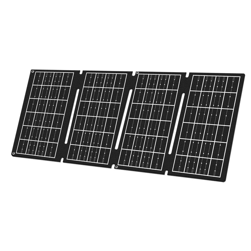 LogiLink PA0340 Foldable/Fold-Out Solar Panel for On The Go with Max. Power of 15 W, Includes 2X USB Outputs for External Devices, IP65 Protection Class - Image 1