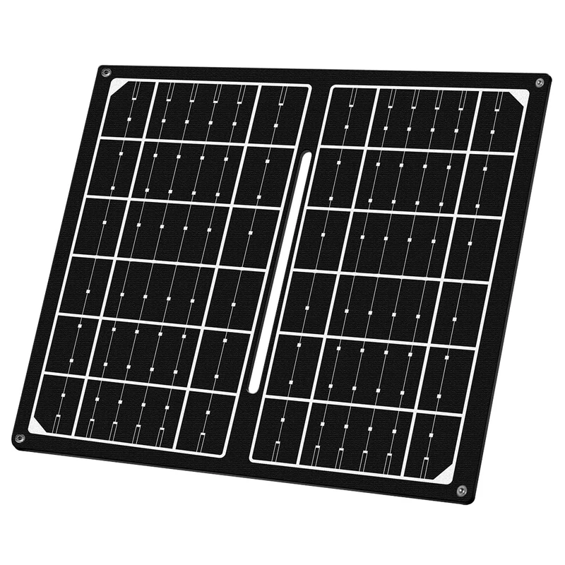 LogiLink PA0339 Foldable/Fold-Out Solar Panel for On The Go with Max. Power of 7 W, Includes 1x USB Output for External Devices, IP65 Protection Class