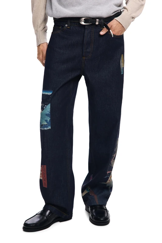 Desigual Denim_Prato, 5001 Marine, 32, Blue, 32 EU