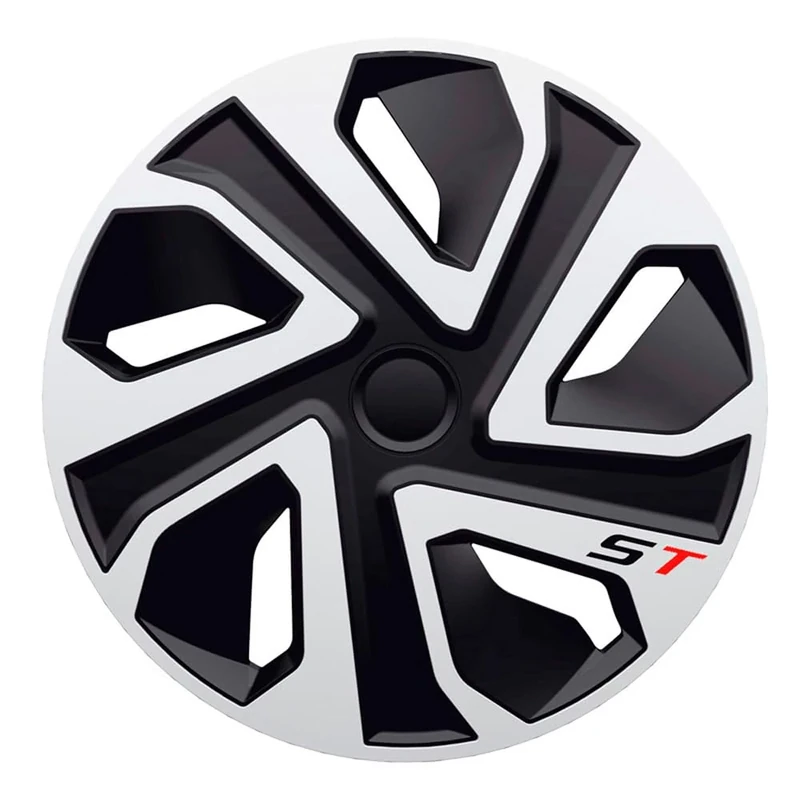 J-Tec Set wheel covers ST 18-inch silver/black