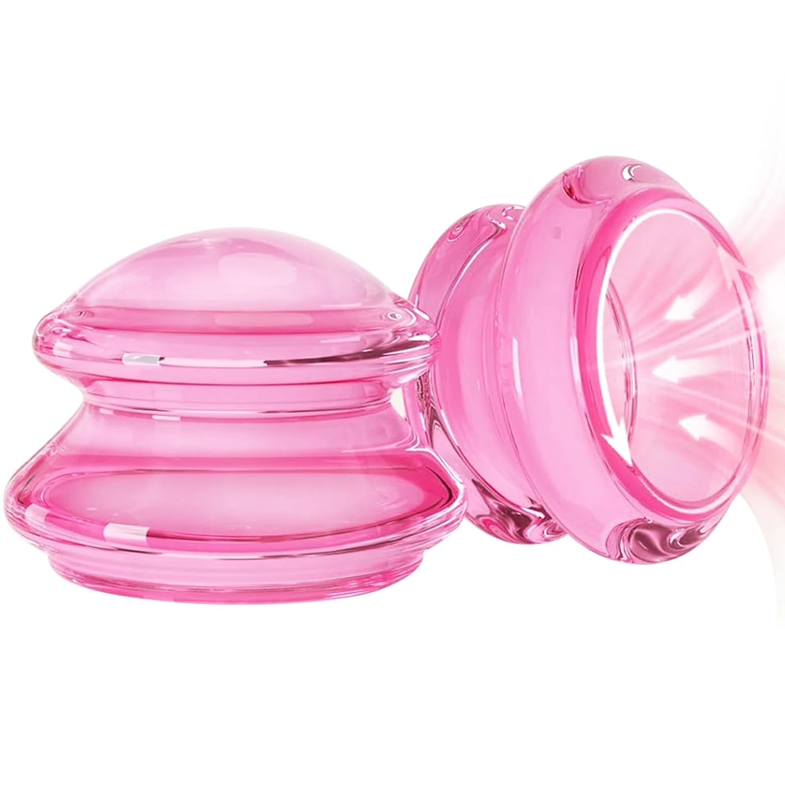Nipple Suckers Clamps Adult Sex Toys for Women Pleasure, Transparent Pink Nipple Sucker Sextoy, BDSM Female Couples, Nipple Suction Kinky Sex Game Sexual Stimulation for Women