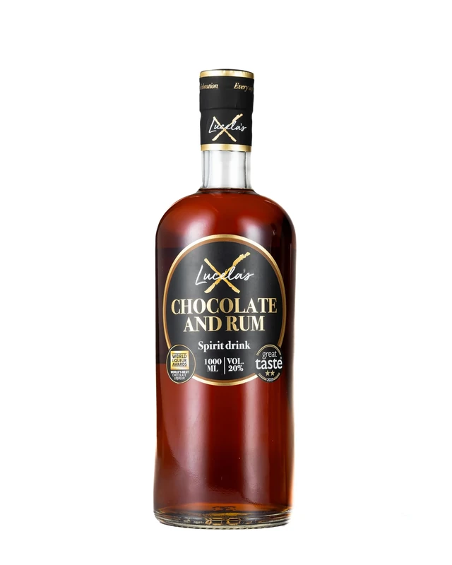 Lucelas Award-Winning Chocolate Rum | 1L | 20% ABV | Premium Spirit Drink