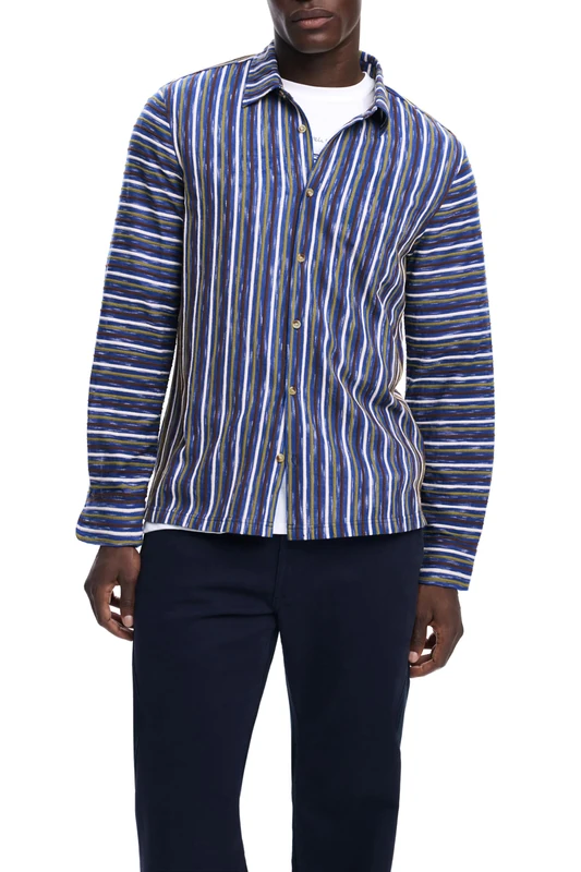 Desigual CAM_Check Paisley, 5014 European Blue, S, Chinese, S - Image 1