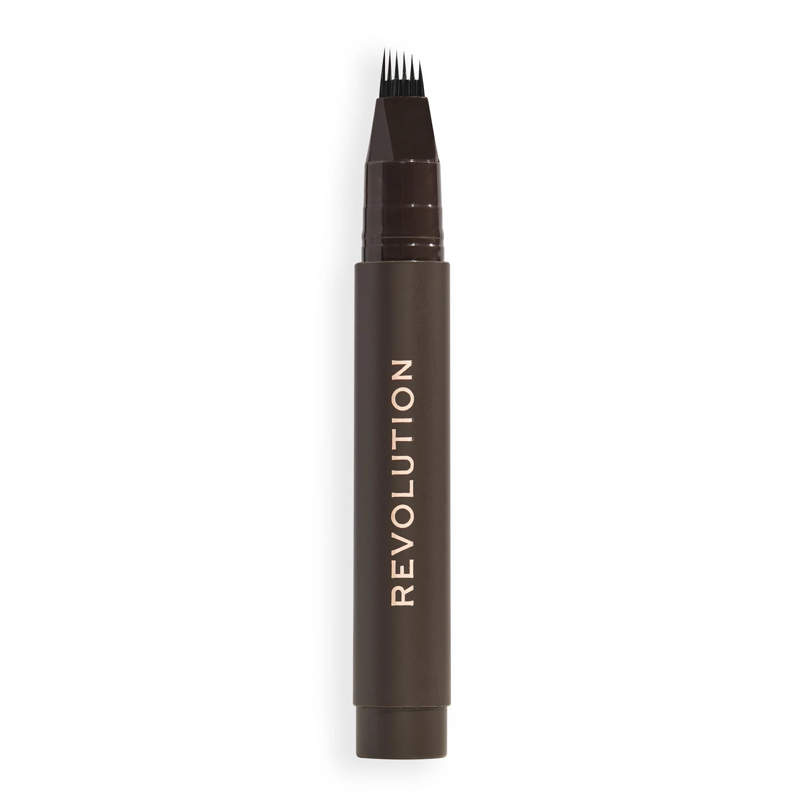 Revolution, Instant Brow Hair Pen, Precision Applicator for Hair-Like Strokes, Long-Lasting Eyebrow Pen, Dark Brown, Vegan & Cruelty-Free, 1.8ml