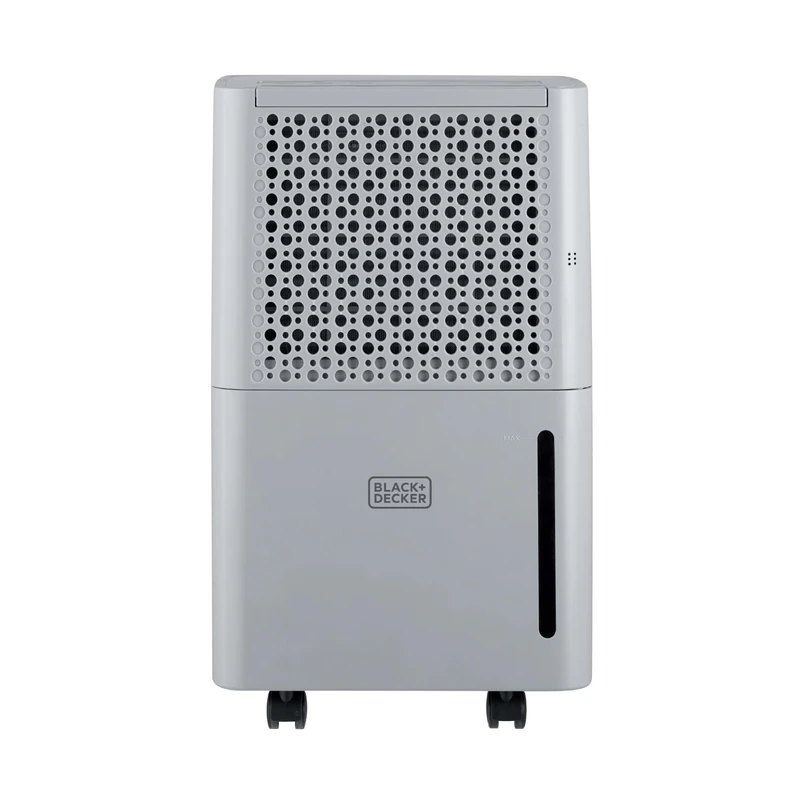 BLACK+DECKER 12L Dehumidifier, 4 Modes, Quiet, 2.1L Water Tank, 24 Hour Timer, Grey, BXEH60016GBG