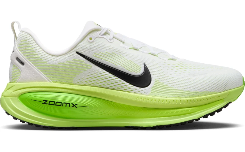 Nike Men's Vomero 18 Running Shoe, White/Black/Electric Green/Vol, 6