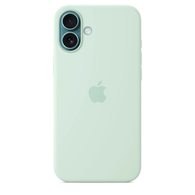 Apple iPhone 16 Plus Silicone Case with MagSafe – Aquamarine