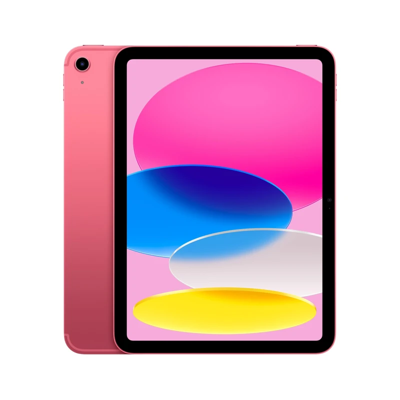 Apple iPad 11-inch: A16 chip, 11-inch Model, Liquid Retina Display, 256GB, Wi-Fi 6 + 5G Cellular, 12MP Front / 12MP Back Camera, Touch ID, All-Day Battery Life — Pink