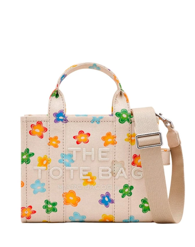 Marc Jacobs The Small Tote Bag - Monogrammed Denim