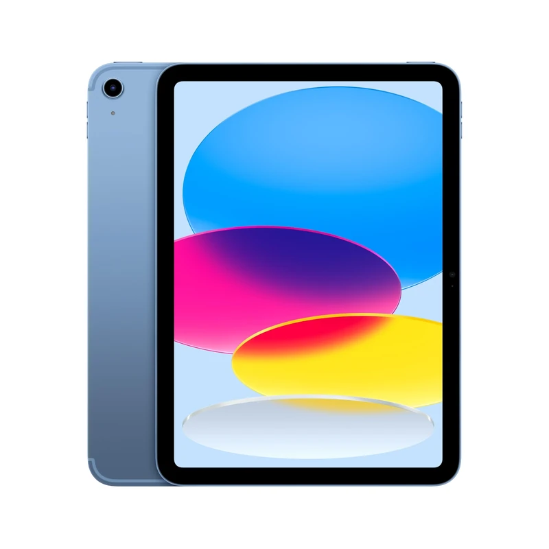 Apple iPad 11-inch: A16 chip, 11-inch Model, Liquid Retina Display, 256GB, Wi-Fi 6 + 5G Cellular, 12MP Front / 12MP Back Camera, Touch ID, All-Day Battery Life — Blue
